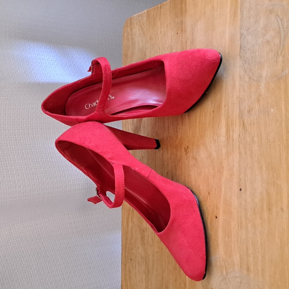 Suede leather high heels sz 8 by Chadwick's